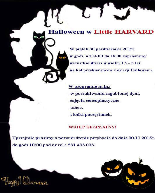 Halloween w Little HARVARD